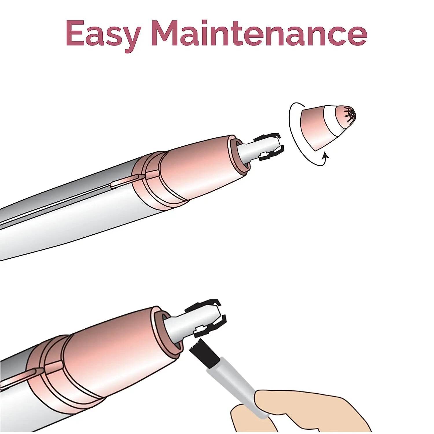Painless Hair Remover/Eye brow trimmer